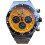 Breitling Chronomat 44 мм с оранжевым циферблатом
