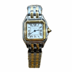 Cartier Panthère de Cartier 22 мм, белый циферблат и двухцветный браслет